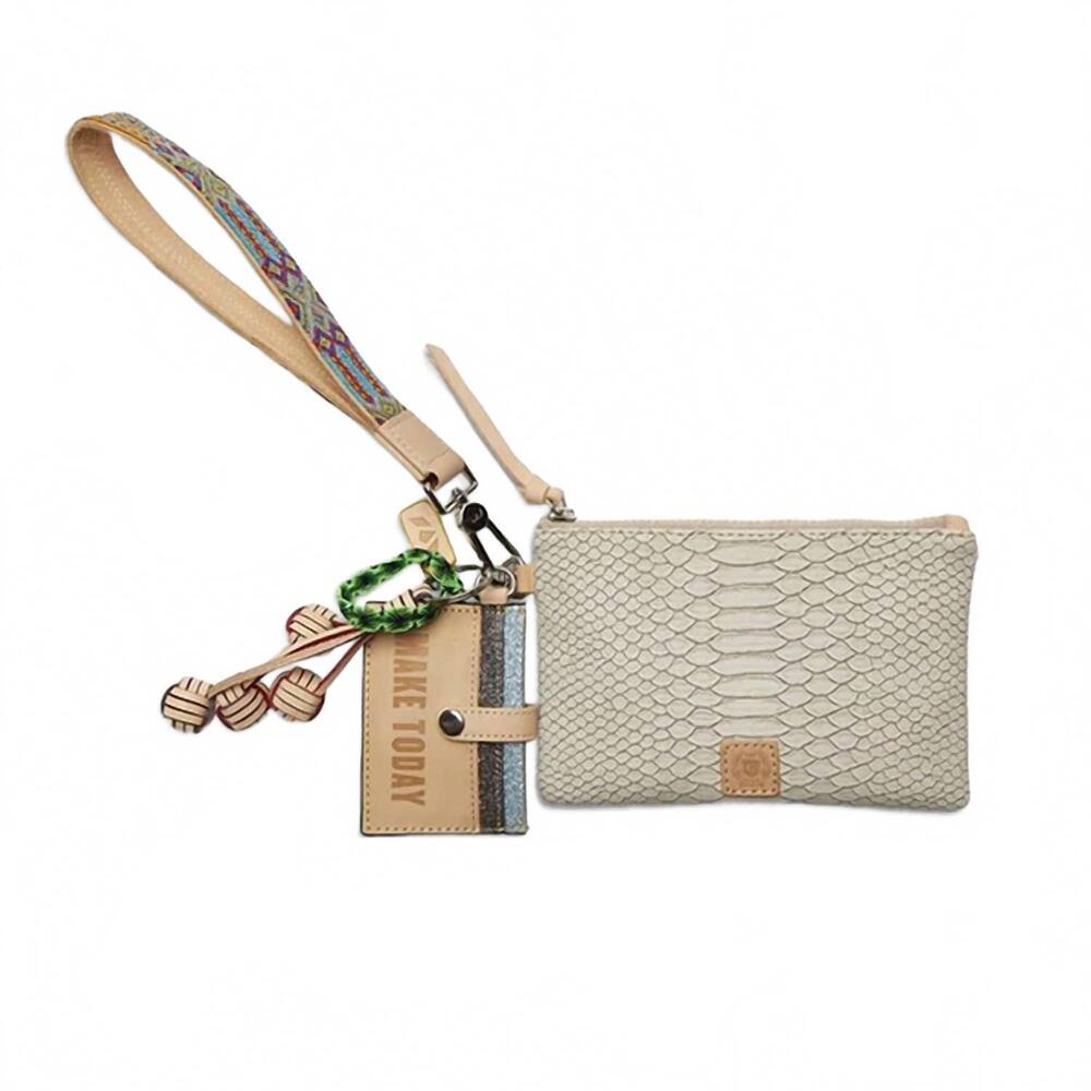 NEW CONSUELA women's combi wallet in thunderbird